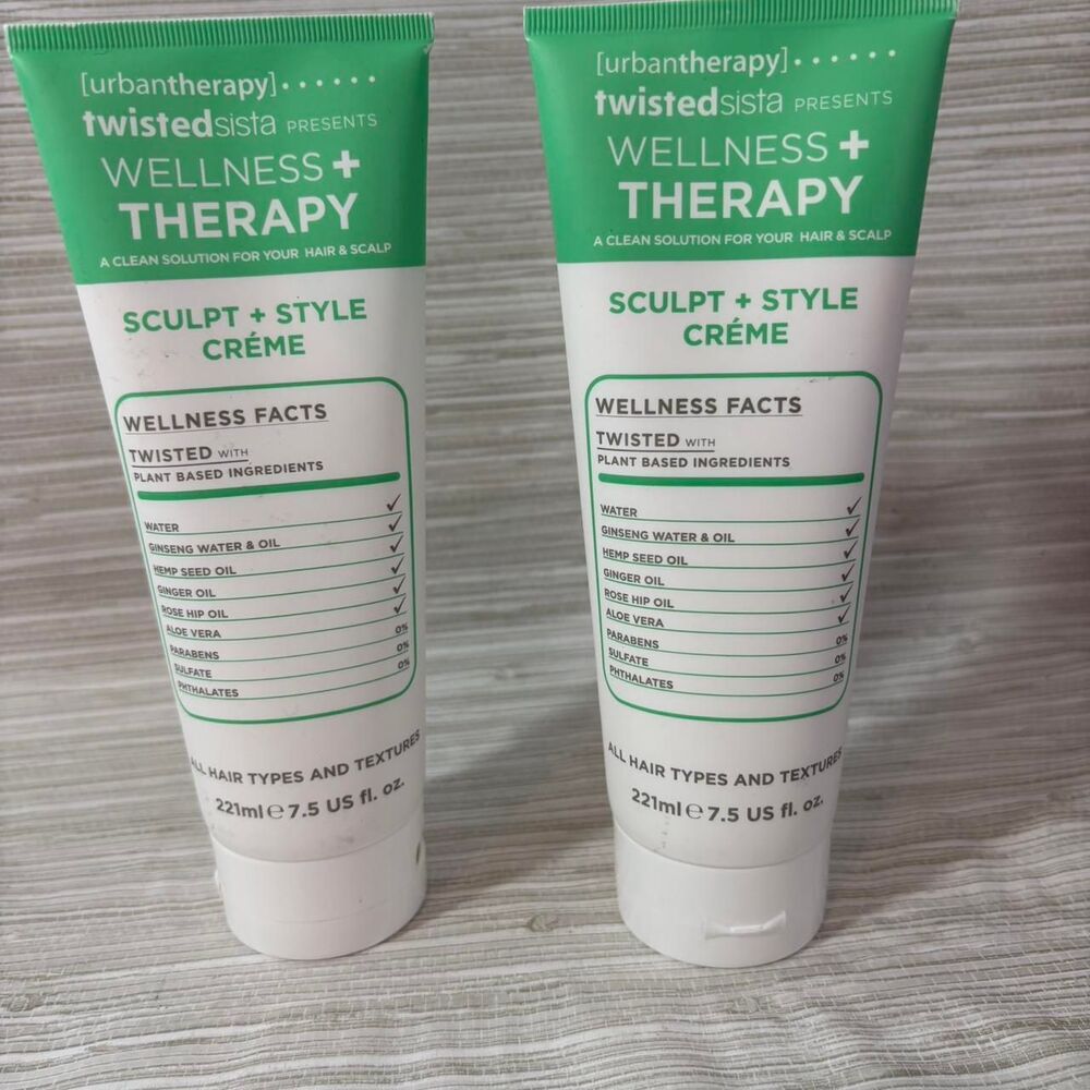 NEW URBAN THERAPY twisted sista wellness therapy sculpt + style creme set (2)